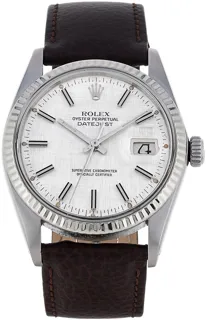 Rolex Datejust 36 16014 White gold and Stainless steel Silver