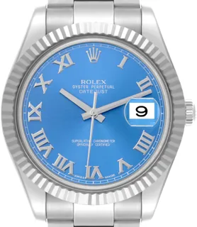 Rolex Datejust II 116334 Stainless steel Blue