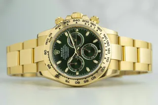 Rolex Daytona 116508 Yellow gold Green