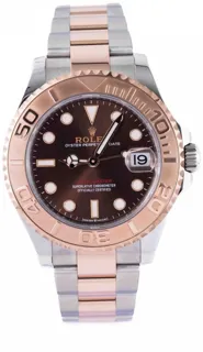 Rolex Yacht-Master 37 268621 37mm Rose gold and Stainless steel Brown