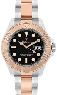 Rolex Yacht-Master 126621-BLKIND-G21A 40mm Rose gold and Stainless steel Black