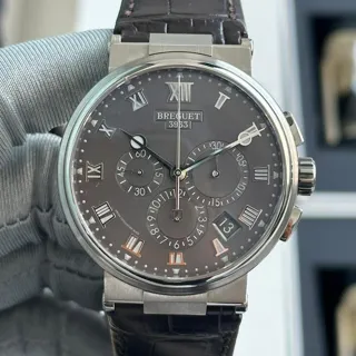 Breguet Marine 5527TI/G2/9WV 42.5mm Titanium Gray