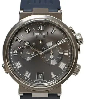 Breguet Marine 5547TI-G2-5Z 40mm Titanium Dark gray