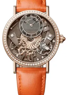 Breguet Tradition 7038BR/CT/3V6/D00D 37mm Rose gold Gray