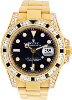 Rolex GMT-Master II 116758SANR 40mm Yellow gold Black