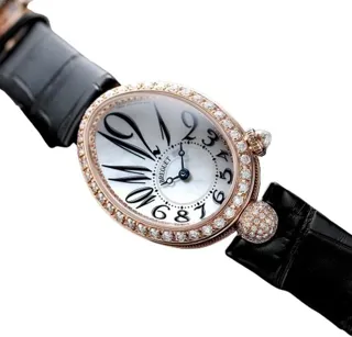 Breguet Reine de Naples 8928BR/5W/944/DD0D3L 25mm Rose gold White