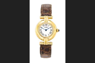 Cartier Must de Cartier 2410 24mm Vermeil White