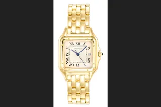 Cartier Panthère 27mm Yellow gold Cream