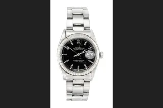 Rolex Datejust 1601 36mm Stainless steel Black