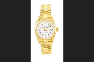 Rolex Lady-Datejust 69178 26mm Yellow gold White