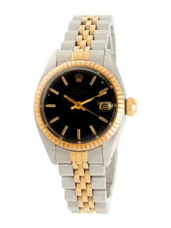 Rolex Datejust 6917 26mm Yellow gold and Stainless steel Black