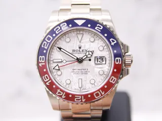 Rolex GMT-Master II 126719BLRO-0002 White gold Silver