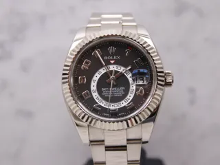 Rolex Sky-Dweller 326939-0002 White gold Black