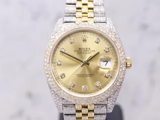 Rolex Datejust 41 126333-0012 Yellow gold and Stainless steel Champagne