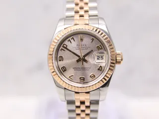 Rolex Lady-Datejust 179171-0076 Rose gold and Stainless steel Brown