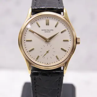 Patek Philippe Calatrava 3923J Yellow gold Silver