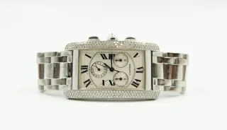 Cartier Tank Américaine 18k white gold