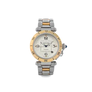 Cartier Pasha 2378 | Yellow gold and Stainless steel