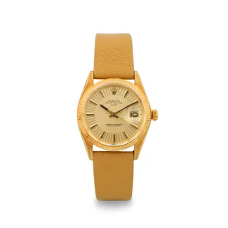 Rolex Oyster Perpetual Date 1503 18k yellow gold Champagne