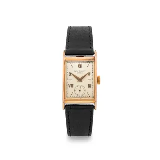 Patek Philippe Tank 1460 18k rose gold Silver