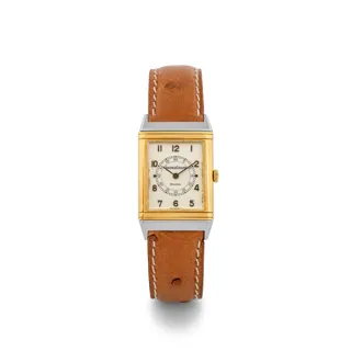 Jaeger-LeCoultre Reverso 1410015 39mm Yellow gold and Stainless steel Silver