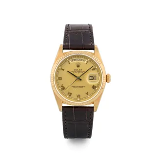 Rolex Day-Date 36 18038 Yellow gold Champagne