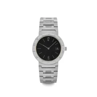 Bulgari Bulgari bb33ssd 33mm Stainless steel Black