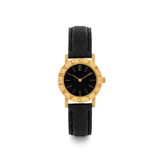 Bulgari Bulgari A5011 26mm 18k yellow gold Black