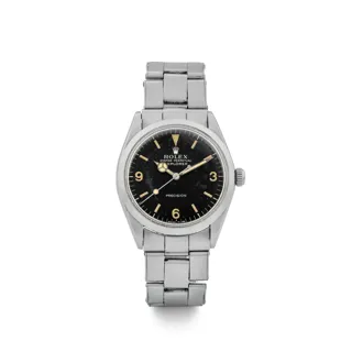 Rolex Air King 5500 34mm Stainless steel Black