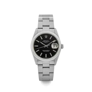 Rolex Oyster Perpetual Date 15200 Stainless steel Black