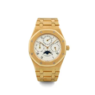 Audemars Piguet Royal Oak Perpetual Calendar 25554BA 39mm 18k yellow gold White