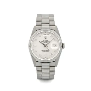 Rolex Day-Date 36 18239 White gold Silver