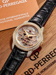 Girard-Perregaux 99193 18k rose gold Silver