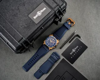 Bell & Ross BR 03-92 Diver Bronze and Stainless steel Blue