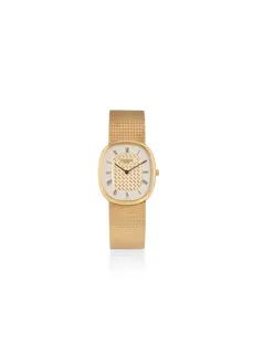 Patek Philippe Ellipse 31mm 18k yellow gold Silver and Golden