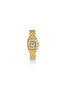 Cartier Santos Demoiselle 23mm 18k yellow gold Silver