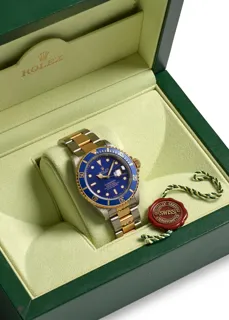 Rolex Submariner 16613 40mm Yellow gold and Stainless steel Blue