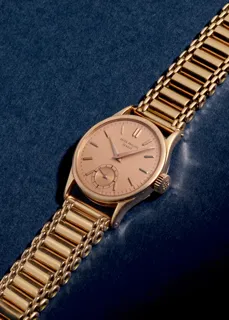 Patek Philippe Calatrava 96 30mm 18k rose gold Salmon