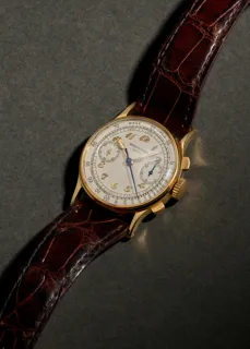 Patek Philippe Chronograph 130 18k yellow gold Silver