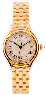 Cartier Cougar 887906 27mm Yellow gold White