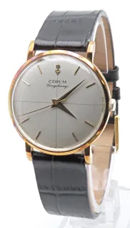 Corum Longchamps 35mm 18k Gold Cream