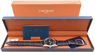 Locman Island 614 40mm Titanium and Stainless steel Blue