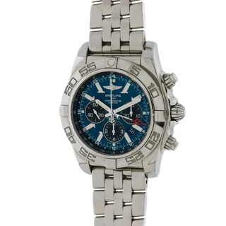 Breitling Chronomat AB0410 Stainless steel Blue