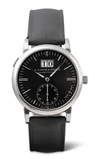 A. Lange & Söhne 18k white gold Black