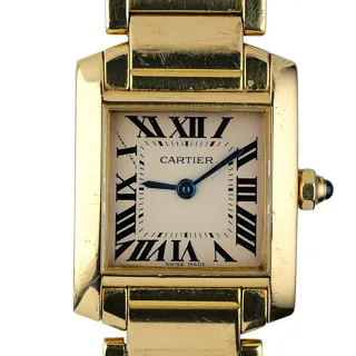 Cartier 1820 18k yellow gold White