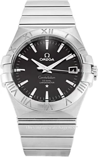 Omega Constellation 123.10.35.20.01.001 Stainless steel Black