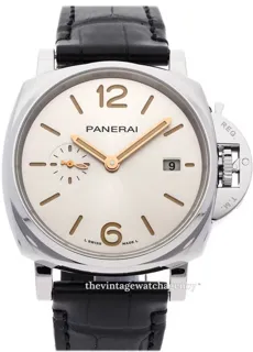 Panerai Luminor Due PAM 01249 Stainless steel White