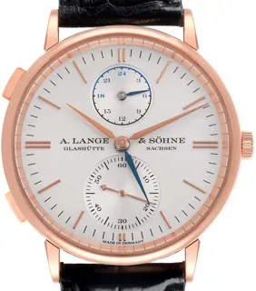 A. Lange & Söhne Saxonia 386.032 Rose gold Silver