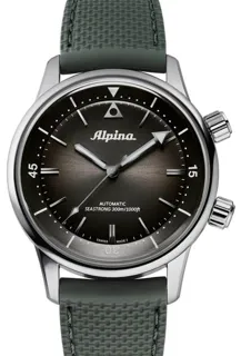 Alpina Seastrong AL-520GR4H6 42mm Stainless steel Green and Gray