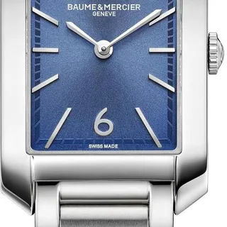 Baume & Mercier Hampton M0A10476 22mm Stainless steel Blue